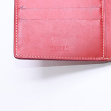 Load the image into the gallery viewer. GOYARD ゴヤール ヴィクトワール ウォレット 二つ折り財布 カードケース レッド VICTO8PMLTY02CL02X 美品 中古 4a006539