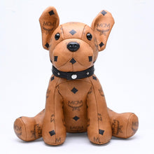 画像をギャラリービューアに読み込む, 極美品 MCM エムシーエム ヴィセトス M pup ドール フレンチブルドッグ ぬいぐるみ インテリア 置物 PVC ブラウン 中古 4a006408