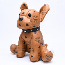 画像をギャラリービューアに読み込む, 極美品 MCM エムシーエム ヴィセトス M pup ドール フレンチブルドッグ ぬいぐるみ インテリア 置物 PVC ブラウン 中古 4a006408