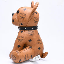 画像をギャラリービューアに読み込む, 極美品 MCM エムシーエム ヴィセトス M pup ドール フレンチブルドッグ ぬいぐるみ インテリア 置物 PVC ブラウン 中古 4a006408