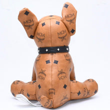 画像をギャラリービューアに読み込む, 極美品 MCM エムシーエム ヴィセトス M pup ドール フレンチブルドッグ ぬいぐるみ インテリア 置物 PVC ブラウン 中古 4a006408