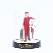画像をギャラリービューアに読み込む, 極美品 LOUIS VUITTON ルイヴィトン 置物 雑貨 ノベルティ VIP限定 ページボーイ ドーム LE GROOM オブジェ ブラック レッド 中古 4a006423