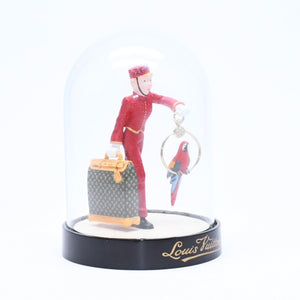 極美品 LOUIS VUITTON ルイヴィトン 置物 雑貨 ノベルティ VIP限定 ページボーイ ドーム LE GROOM オブジェ ブラック レッド 中古 4a006423