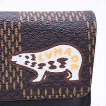 Load the image into the gallery viewer. 極美品 LOUIS VUITTON×NIGO ルイヴィトン ニゴ エテュイ リュネット ウッディー メガネケース GI0497 ブラウン シルバー金具 中古 4a006455