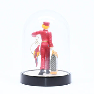 極美品 LOUIS VUITTON ルイヴィトン 置物 雑貨 ノベルティ VIP限定 ページボーイ ドーム LE GROOM オブジェ ブラック レッド 中古 4a006423