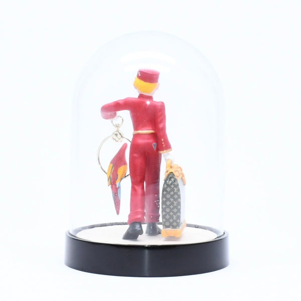 極美品 LOUIS VUITTON ルイヴィトン 置物 雑貨 ノベルティ VIP限定 ページボーイ ドーム LE GROOM オブジェ ブラック レッド 中古 4a006423