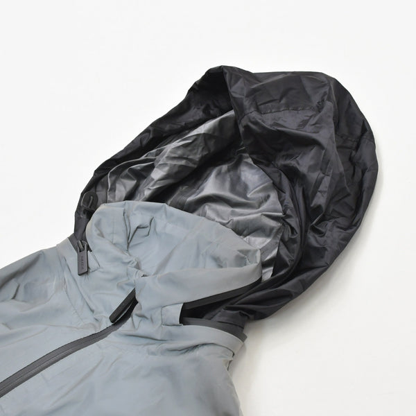 PRADA プラダ ブルゾン Linea Rossa Reflective Jacket リネア ロッサ リフレクティブ ジャケット グレー ブラック レッド 美品 中古 4a006463