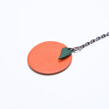 画像をギャラリービューアに読み込む, HERMES エルメス チャーム バッグチャーム レザー Orange オレンジ Green グリーン シェーブル 美品 中古 4a006469