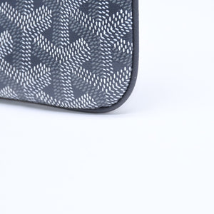 新品同様品 GOYARD ゴヤール コインケース Senat Nano Key Pouch セナ ナノ キーポーチ グレー シルバー金具 中古 4a006476