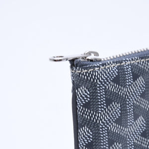 新品同様品 GOYARD ゴヤール コインケース Senat Nano Key Pouch セナ ナノ キーポーチ グレー シルバー金具 中古 4a006476