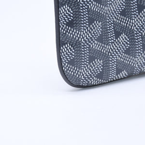 新品同様品 GOYARD ゴヤール コインケース Senat Nano Key Pouch セナ ナノ キーポーチ グレー シルバー金具 中古 4a006476