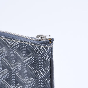 新品同様品 GOYARD ゴヤール コインケース Senat Nano Key Pouch セナ ナノ キーポーチ グレー シルバー金具 中古 4a006476