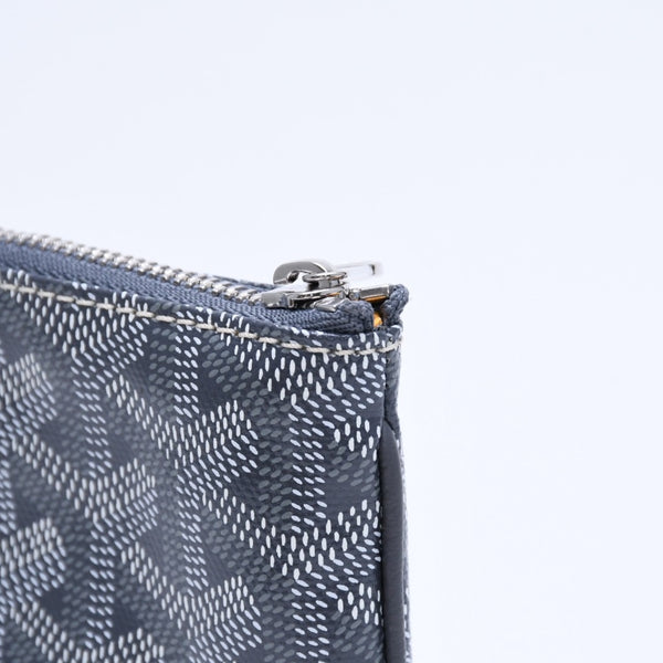 新品同様品 GOYARD ゴヤール コインケース Senat Nano Key Pouch セナ ナノ キーポーチ グレー シルバー金具 中古 4a006476