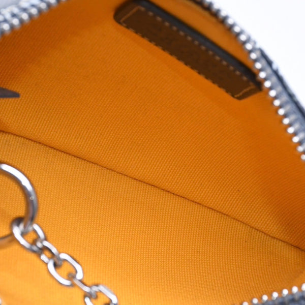 新品同様品 GOYARD ゴヤール コインケース Senat Nano Key Pouch セナ ナノ キーポーチ グレー シルバー金具 中古 4a006476