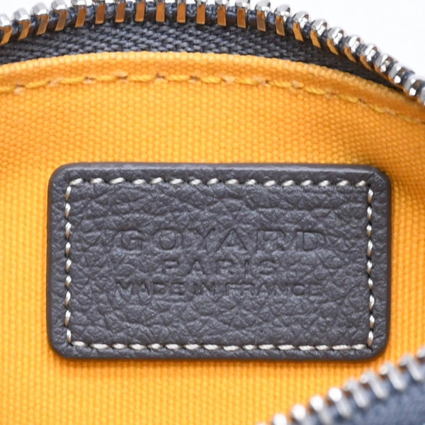 新品同様品 GOYARD ゴヤール コインケース Senat Nano Key Pouch セナ ナノ キーポーチ グレー シルバー金具 中古 4a006476