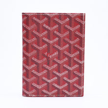 画像をギャラリービューアに読み込む, 極美品 GOYARD ゴヤール グルネル パスポートケース カードケース GRENELPMLTY02CL02X PVC レザー レッド 中古 4a006479