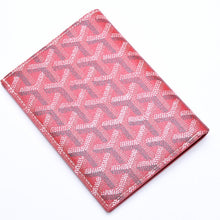 画像をギャラリービューアに読み込む, 極美品 GOYARD ゴヤール グルネル パスポートケース カードケース GRENELPMLTY02CL02X PVC レザー レッド 中古 4a006479