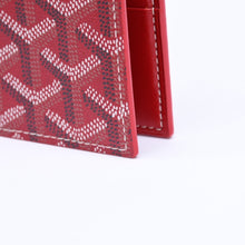 画像をギャラリービューアに読み込む, 極美品 GOYARD ゴヤール グルネル パスポートケース カードケース GRENELPMLTY02CL02X PVC レザー レッド 中古 4a006479