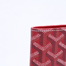 画像をギャラリービューアに読み込む, 極美品 GOYARD ゴヤール グルネル パスポートケース カードケース GRENELPMLTY02CL02X PVC レザー レッド 中古 4a006479