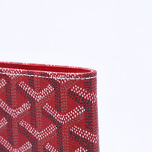 画像をギャラリービューアに読み込む, 極美品 GOYARD ゴヤール グルネル パスポートケース カードケース GRENELPMLTY02CL02X PVC レザー レッド 中古 4a006479