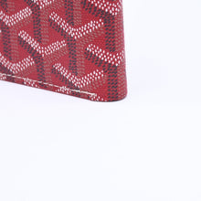 画像をギャラリービューアに読み込む, 極美品 GOYARD ゴヤール グルネル パスポートケース カードケース GRENELPMLTY02CL02X PVC レザー レッド 中古 4a006479