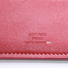 画像をギャラリービューアに読み込む, 極美品 GOYARD ゴヤール グルネル パスポートケース カードケース GRENELPMLTY02CL02X PVC レザー レッド 中古 4a006479