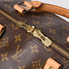 Load the image into the gallery viewer. 極美品 LOUIS VUITTON ルイヴィトン モノグラム キーポルバンドリエール55 2WAY ボストンバック M41414 ブラウン キャンバス 中古 4a006488