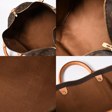 Load the image into the gallery viewer. 極美品 LOUIS VUITTON ルイヴィトン モノグラム キーポルバンドリエール55 2WAY ボストンバック M41414 ブラウン キャンバス 中古 4a006488