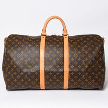 画像をギャラリービューアに読み込む, 極美品 LOUIS VUITTON ルイヴィトン モノグラム キーポルバンドリエール55 2WAY ボストンバック M41414 ブラウン キャンバス 中古 4a006489