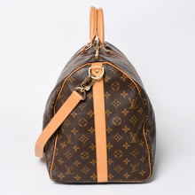 画像をギャラリービューアに読み込む, 極美品 LOUIS VUITTON ルイヴィトン モノグラム キーポルバンドリエール55 2WAY ボストンバック M41414 ブラウン キャンバス 中古 4a006489