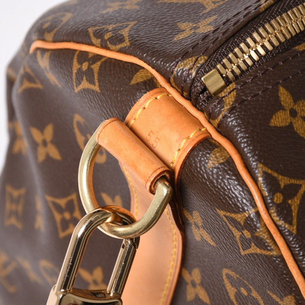 極美品 LOUIS VUITTON ルイヴィトン モノグラム キーポルバンドリエール55 2WAY ボストンバック M41414 ブラウン キャンバス 中古 4a006489