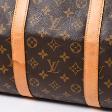 画像をギャラリービューアに読み込む, 極美品 LOUIS VUITTON ルイヴィトン モノグラム キーポルバンドリエール55 2WAY ボストンバック M41414 ブラウン キャンバス 中古 4a006489