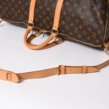 画像をギャラリービューアに読み込む, 極美品 LOUIS VUITTON ルイヴィトン モノグラム キーポルバンドリエール55 2WAY ボストンバック M41414 ブラウン キャンバス 中古 4a006489