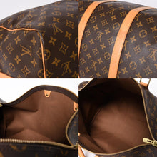 画像をギャラリービューアに読み込む, 極美品 LOUIS VUITTON ルイヴィトン モノグラム キーポルバンドリエール55 2WAY ボストンバック M41414 ブラウン キャンバス 中古 4a006489