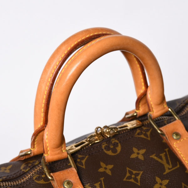 LOUIS VUITTON ルイヴィトン モノグラム キーポルバンドリエール50 ブラウン M41416 ボストンバッグ 美品 中古 4a006490