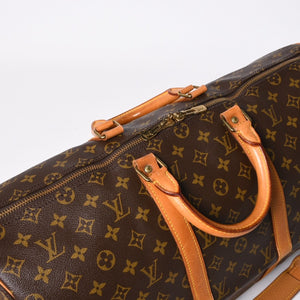LOUIS VUITTON ルイヴィトン モノグラム キーポルバンドリエール50 ブラウン M41416 ボストンバッグ 美品 中古 4a006490