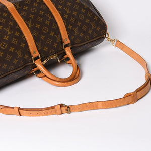 LOUIS VUITTON ルイヴィトン モノグラム キーポルバンドリエール50 ブラウン M41416 ボストンバッグ 美品 中古 4a006490