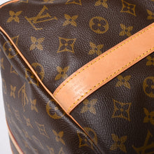 Load the image into the gallery viewer. 極美品 LOUIS VUITTON ルイヴィトン モノグラム キーポルバンドリエール55 2WAY ボストンバック M41414 ブラウン キャンバス 中古 4a006488