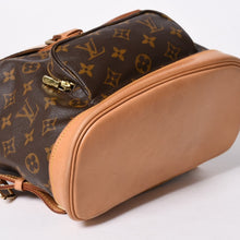 画像をギャラリービューアに読み込む, 極美品 LOUIS VUITTON ルイヴィトン モンスリMM バックパック M51136 ブラウン モノグラム PVC ゴールド金具 中古 4a006492