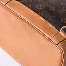 画像をギャラリービューアに読み込む, 極美品 LOUIS VUITTON ルイヴィトン モンスリMM バックパック M51136 ブラウン モノグラム PVC ゴールド金具 中古 4a006492