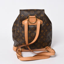 画像をギャラリービューアに読み込む, 極美品 LOUIS VUITTON ルイヴィトン モンスリMM バックパック M51136 ブラウン モノグラム PVC ゴールド金具 中古 4a006492
