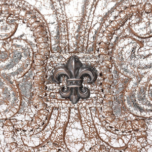 CHROME HEARTS クロムハーツ BSフレア クラッチバッグ フラットバッグ シルバー925 メタリックシルバー金具 良品 中古 4a006473