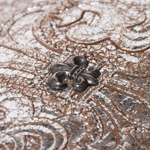 Load the image into the gallery viewer. CHROME HEARTS クロムハーツ BSフレア クラッチバッグ フラットバッグ シルバー925 メタリックシルバー金具 良品 中古 4a006473