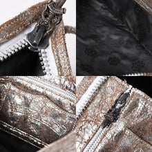 Load the image into the gallery viewer. CHROME HEARTS クロムハーツ BSフレア クラッチバッグ フラットバッグ シルバー925 メタリックシルバー金具 良品 中古 4a006473