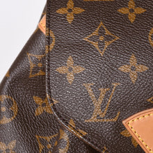 画像をギャラリービューアに読み込む, 極美品 LOUIS VUITTON ルイヴィトン モンスリMM バックパック M51136 ブラウン モノグラム PVC ゴールド金具 中古 4a006492