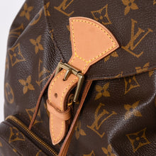 画像をギャラリービューアに読み込む, 極美品 LOUIS VUITTON ルイヴィトン モンスリMM バックパック M51136 ブラウン モノグラム PVC ゴールド金具 中古 4a006492