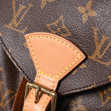 画像をギャラリービューアに読み込む, 極美品 LOUIS VUITTON ルイヴィトン モンスリMM バックパック M51136 ブラウン モノグラム PVC ゴールド金具 中古 4a006492