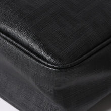 Load the image into the gallery viewer. 極美品 FENDI フェンディ ズッカ FFロゴ クロスボディ ショルダーバッグ 7VA232 PVC ブラック ブラックメタル金具 中古 4a006498