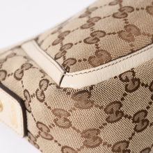 画像をギャラリービューアに読み込む, 極美品 GUCCI グッチ アビー ワンショルダーバッグ 130939 GGキャンバス レザー ベージュ アイボリー ゴールド金具 中古 4a006507