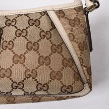画像をギャラリービューアに読み込む, 極美品 GUCCI グッチ アビー ワンショルダーバッグ 130939 GGキャンバス レザー ベージュ アイボリー ゴールド金具 中古 4a006507